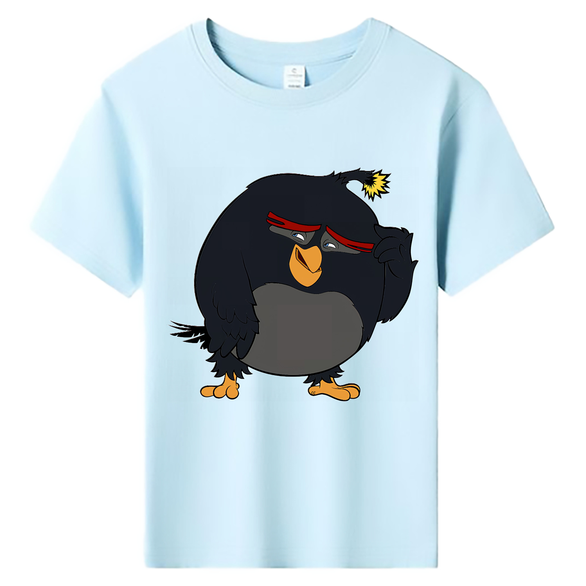 （画像用） Angry Birds アングリーバード 綿100％キッズTシャツ（フロントプリント）